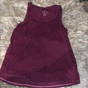 Pinkish purple flowy AE tank top!